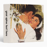 Vintage Love Romance, Couple in a Loving Embrace Binder