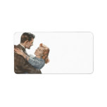 Vintage Love Romance Newlyweds Shall We Dance? Custom Address Label