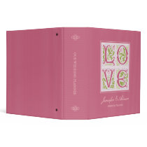 Vintage LOVE Wedding Planner binder