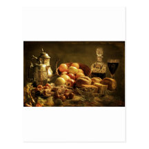 Vintage  Lunch Postcard