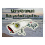 Vintage Lure Merry Christmas Card