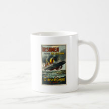 Vintage Lusitania Poster  (Irish Recruiting) Mugs