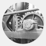Vintage machinery sticker