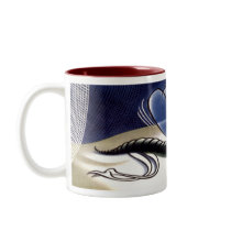 Vintage Madam Malaria Mosquito Coffee Mugs