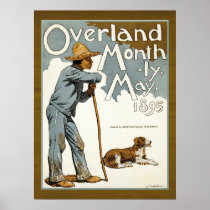 Vintage Magazine Cover Farmer and Dog Posters