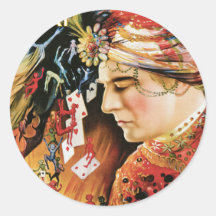 Vintage Magician Carter the Great Sticker