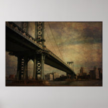 Vintage Manhattan Bridge Posters