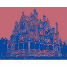 Vintage mansion escultura fotográfica