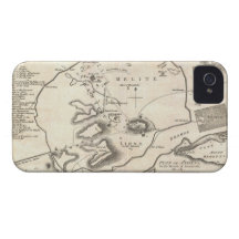 Vintage Map of Athens Greece (1784) iPhone 4 Cover