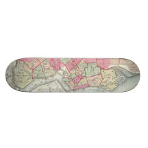 Vintage Map of Brooklyn (1868) Skateboard Deck