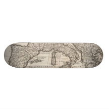 Vintage Map of Europe (1852) Skateboard Deck