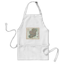 Vintage Map of Ireland (1799) Apron