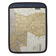 Vintage Map of Louisiana (1845) iPad Sleeves