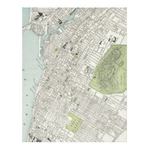 Vintage Map of Montreal (1901) Personalized Letterhead