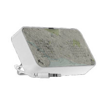 Vintage Map of Montreal (1901) Mini Speaker