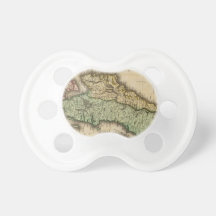 Vintage Map of Norway and Sweden (1831) Baby Pacifiers