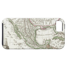 Vintage Map of Texas and Mexico Territories (1810) iPhone 5 Covers