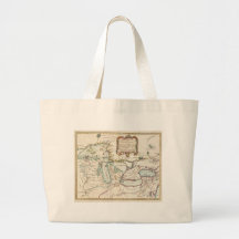 Vintage Map of The Great Lakes (1755) Bag