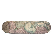 Vintage Map of The Netherlands (1799) Skate Board Deck
