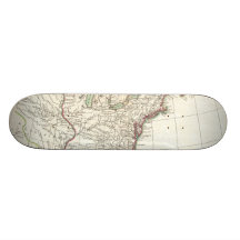 Vintage Map of The Thirteen Colonies (1776) Skate Board