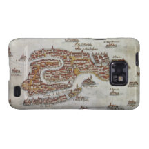 Vintage Map of Venice (1649) Galaxy SII Covers