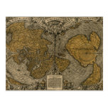 Vintage Map Postcard