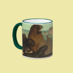 Vintage Marine Life Animals Sea Lions on the Shore mugs