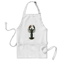 Vintage Marine Ocean Life Crustacean, Lobster Apron