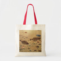 Vintage Marine Sea Life, Trio Flat Fish Flounders Bag