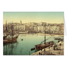 Vintage Marseilles, France - Greeting Cards
