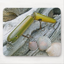 Vintage Masterlure Jointed Eel Saltwater Plug Mousepad