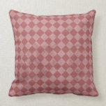 Vintage Mauve Checker Pattern pillows