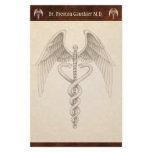 Vintage Medical Caduceus Symbol  Stationery