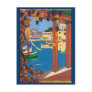Vintage Mediterranean Travel Poster