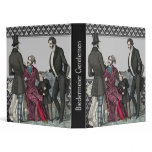 Vintage Men's Formal Wear Fashion Illustration binders