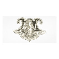 Vintage Mermaid Custom Photo Card