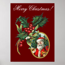 Vintage Merry Christmas Print
