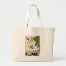 Vintage Michelin le Meilleur le Mons Cher Ad Marce Tote Bag