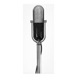 Vintage Microphone Birthday Party Invitation