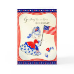 Vintage Military Birthday Card