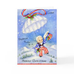 Vintage Military Christmas Card