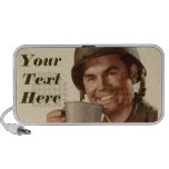 Vintage Military Man iPhone Speakers