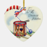 Vintage Military Valentine Ornament