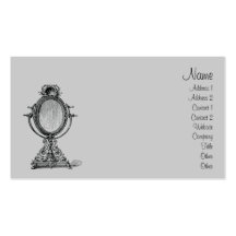 Vintage Mirror Business Card Templates