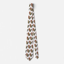 Vintage Mom with her Kids Grocery Shopping Neck Tie