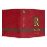 Vintage Monogram binders