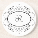 Vintage Monogram coasters