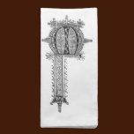 Vintage Monogram M napkins