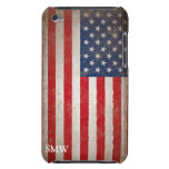 Vintage Monogram USA Flag iPod Touch Case casemate cases