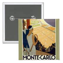 Vintage Monte Carlo Monaco Travel Pin